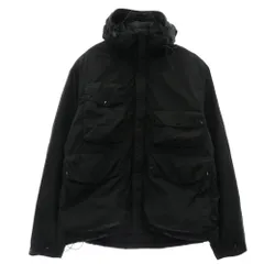 C.P.Company シーピーカンパニー 25AW 19CMOW010A Chrome-R Goggle Jacket ドローコード付き ダブルジップ ゴーグル 中綿 ジャケット ブラック系 L【中古】のサムネイル