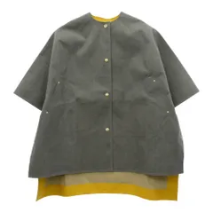 Mackintosh マッキントッシュ 23AW NEW CALDERMILL ゴム引き ポンチョ コート グレー系 6【中古】のサムネイル