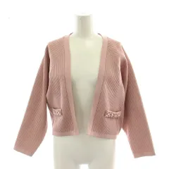 チェスティ Chesty ビジューボレロカーディガン リブ 長袖 F ピンク /HS ■OSのサムネイル