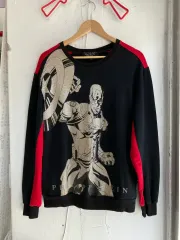 PHILIPP PLEIN(フィリッププレイン) スウェット ブラック スカル デザインのサムネイル