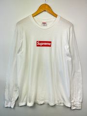 最終値下げ 価格戻す supreme ボックスロゴ ロンT - メルカリ