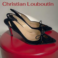Christian Louboutinミュール 38.5 ルブタンレッドソール - メルカリ