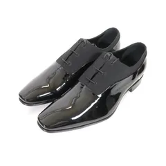 【新品】メンズ 27cm Dior HOMME ディオールオム 3DE007VOT ダービー ヴェルニ オットマン パテントレザー ドレスシューズ ブラック 箱付きのサムネイル