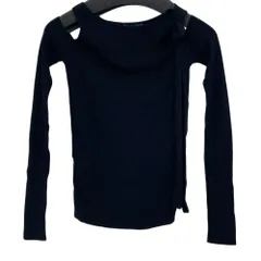 GUCCI/グッチ/ ニット セーター カットソー 長袖 肩出し リボン オープンショルダー/ブラック サイズS/レディース/RS2089のサムネイル