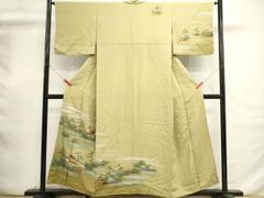 平和屋着物●男性　長襦袢　袷　手描き　蛇　暈し染め　正絹　逸品　BAAX5701mz 平和屋着物○男性 長襦袢 袷 手描き 蛇 暈し染め 正絹 逸品 BAAX5701mz