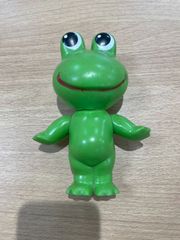 レトロ コルゲンコーワ ケロちゃん 笛つき 笛カエル ソフビ 人形