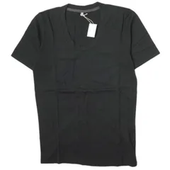 新品 koko ココ 日本製 ソリッドUネックTシャツ KMCT09-207020 M ブラック 半袖 カットソー トップス g12474のサムネイル