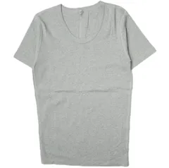 新品 koko ココ 日本製 フラットシーマ ソリッドUネックTシャツ KMCT09-102001 M グレー 半袖 カットソー トップス g12476のサムネイル