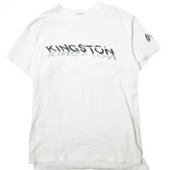 Engineered Garments エンジニアードガーメンツ カナダ製 Printed Cross Crew Neck T-shirt - KINGSTON クロスオーバークルーネックポケットTシャツ S WHITE 半袖 トップス g16244のサムネイル
