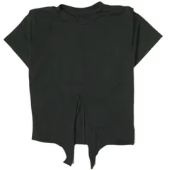 ISABEL MARANT イザベルマラン ポルトガル製 BELITA コットンクルーネックプルオーバー リボンヘム Tシャツ 78-03-02-03002 XS ブラック 半袖 トップス g18821のサムネイル