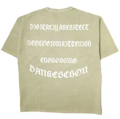 新品 Danke Schon ダンケシェーン WEB&DEPOT限定 活性染ロゴ S/S Tee バックプリント ダメージ加工オーバーサイズポケットTシャツ UNSSSDK13C L BEIGE 半袖 トップス g19489のサムネイル