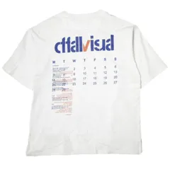 A4A エーフォーエー ID CALENDER Tシャツ 22156LH L WHITE LHP 半袖 オーバーサイズ トップス g18618のサムネイル