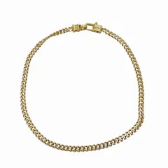 トムウッド TOMWOOD Curb Bracelet M Gold 8.3inch カーブ ブレスレット 金ゴールド ブランド古着ベクトル 中古▲■260711のサムネイル