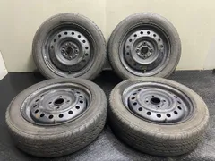 【YOKOHAMA S306 155/65R14】夏タイヤ【スチールホイール 14インチ 4.5J4HPCD100】ハブ径54mm バリ溝 タント ミライース等 (KTM817)のサムネイル