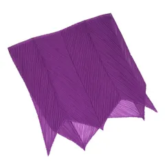 プリーツプリーズPLEATS PLEASE シースループリーツ大判ストール 紫のサムネイル