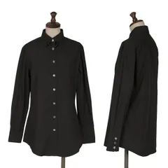 ジャンポールゴルチエ クラシックJean Paul GAULTIER CLASSIQUE クロスチェーン装飾カラー長袖シャツ 黒40のサムネイル