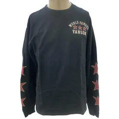 186000 現状品 VANSON バンソン 長袖シャツ L ブラックのサムネイル