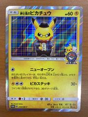 ポンチョを着たピカチュウ：「強（つよ）☆カワ ピカチュウのメガ