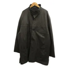 エルメネジルドゼニア Ermenegildo Zegna レザー コート スタンドカラー 本革 L 焦茶 ダークブラウン /PP ■GY50のサムネイル