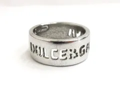 ドルチェ&ガッバーナ ドルガバ DOLCE&GABBANA ロゴ シルバー リング 925 約17号 指輪 アクセサリー ☆AA★のサムネイル