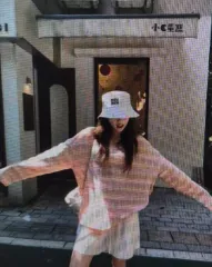 (海外配送)ストライプ長袖Tシャツ 2COLORのサムネイル