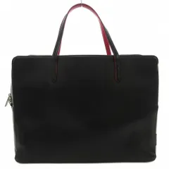 ポールスミス PAUL SMITH トートバッグ ハンドバッグ 本革 レザー ファスナー開閉 黒 ブラック ピンク /KB ■GY53のサムネイル