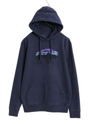 パタゴニア プリント スウェット フード パーカー メンズ L レディース