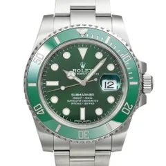 サブマリーナーデイト グリーン Hulk 箱・2016年保証書付き Ref.116610LV 中古品 メンズ 腕時計のサムネイル