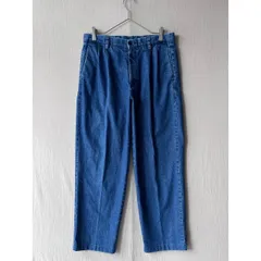 90s 00s DOCKERS デニム スラックス / 32 ツータック パンツ LEVI’S USA ビンテージ P6-05005-9277のサムネイル
