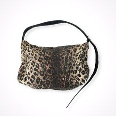 極美品】印傳屋 ハンドバッグ フラトル flottle レオパード レザー ち7
