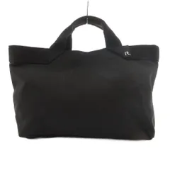 ルートート rootote ハンドバッグ 黒 ブラック 無地 ロゴ 上部切り替え /TQ ■GY99のサムネイル