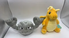 ポケモンセンターオリジナル ぬいぐるみ Pokémon fit イシツブテ&カイリュー --531574 4521329356358 4521329340388のサムネイル