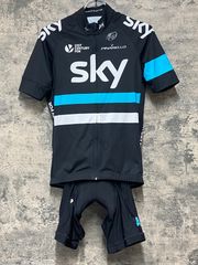 teams sky サイクルワンピース　sサイズ サイクルワンピース sサイズ - メルカリ