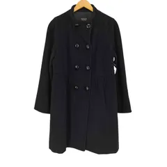 ソニアリキエル SONIA RYKIEL ダブル アンゴラ混スタンドカラーコート レディース  46のサムネイル