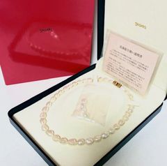 保証書付】ジュエルコマツバラ K14 あこや真珠 ネックレス3.5〜7.2mm 