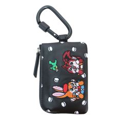 ear PAPILLONNER クッピーラムネコラボカラビナ付きパス＆キーケース