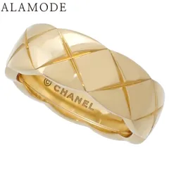 【2026年保証書付】CHANEL(シャネル) ココクラッシュ リング ミディアム J10571 イエローゴールド K18YG 51 6.6g 指輪 アクセサリー ジュエリー ゴールド金 レディース 40802194018【中古】【アラモード】のサムネイル