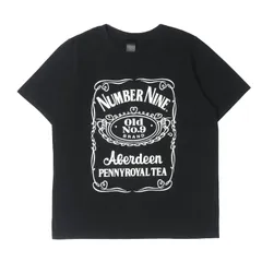 NUMBER (N)INE ナンバーナイン Tシャツ ブラック 黒 サイズ:3 復刻モデル ジャックダニエルロゴ Tシャツ トップス カットソー 半袖【メンズ】【中古】のサムネイル