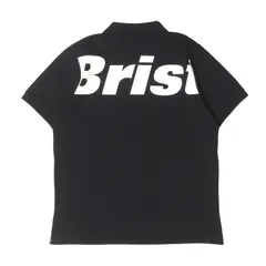 【美品】F.C.Real Bristol エフシーレアルブリストル ポロシャツ ブラック 黒 サイズ:S ビッグロゴ ジャージー ポロシャツ BIG LOGO POLO トップス 半袖【メンズ】【中古】のサムネイル