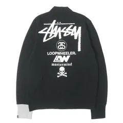 【新品】STUSSY ステューシー カーディガン ブラック 黒 サイズ:M mastermind JAPAN LOOPWHEELER スカルボーン スウェット カーディガン トップス トレーナー【メンズ】のサムネイル