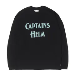 Captains Helm キャプテンズヘルム Tシャツ ブラック 黒 サイズ:M ブランドロゴ ロングスリーブ Tシャツ トップス カットソー 長袖【メンズ】【中古】のサムネイル