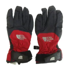 ザノースフェイス THE NORTH FACE TNFレイングローブ TNF RAIN GLOVE 手袋 5本指 ナイロン アウトドア 防水 ロゴ 黒 ブラック 赤 レッド NN11200 /XZ ■ECB001のサムネイル