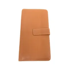 ヒューゴボス HUGO BOSS 長財布 カードケース ウォレット 茶 ブラウン ベルト留め ステッチデザイン /NU ■ECG003のサムネイル