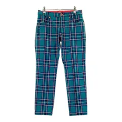 サイズ：11 LE COQ GOLF ルコックゴルフ  裏起毛 ストレッチパンツ チェック柄 グリーン系 [240101734263] ゴルフウェア レディース ストストのサムネイル