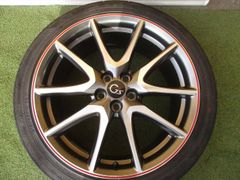 中古】 送料込み 30プリウスGz 215/45R18 ラヂアルタイヤ4本SET 30系