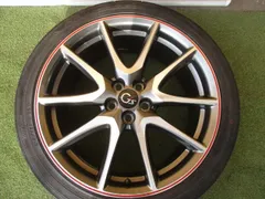 【中古】 送料込み 30プリウスGz 215/45R18 ラヂアルタイヤ4本SET 30系 50系プリウス プリウスPHVのサムネイル