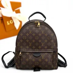 ルイヴィトン モノグラム パームスプリングスMM リュック　Louis Vuitton　バックパック　レザー　黒　ブラックのサムネイル