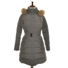 592300 AIGLE エーグル ◆フードロングダウンコート レディース オリーブのサムネイル