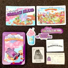 マクドナルド グリマス ハッピーミール 缶 / マクドナルドランド ステッカー カード コレクション缶 雑貨 グッズ おもちゃ ドナルド ハンバーグラーのサムネイル
