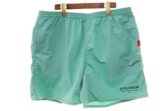 アップルバム APPLEBUM ACTIVE NYLON SHORTS XL GREEN アクティブ ナイロン ショーツ ショート パンツ グリーン 【ブランド古着ベクトル】【中古】●260706のサムネイル